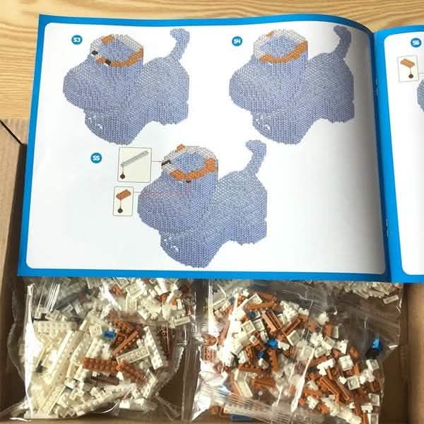 Balody Cartoon Dog Building Bricks Educational Assembly Model Kit DailySale