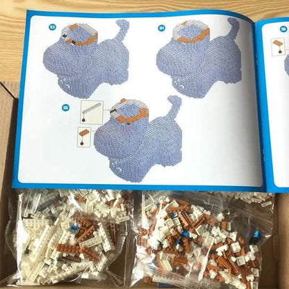 Balody Cartoon Dog Building Bricks Educational Assembly Model Kit DailySale