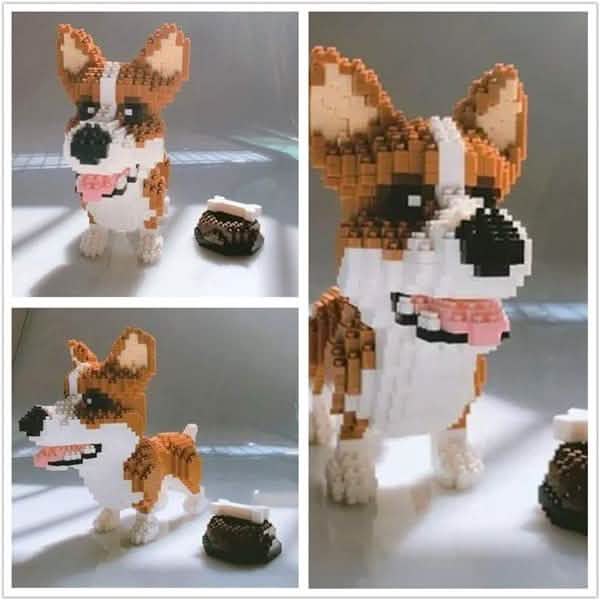 Balody Cartoon Dog Building Bricks Educational Assembly Model Kit DailySale