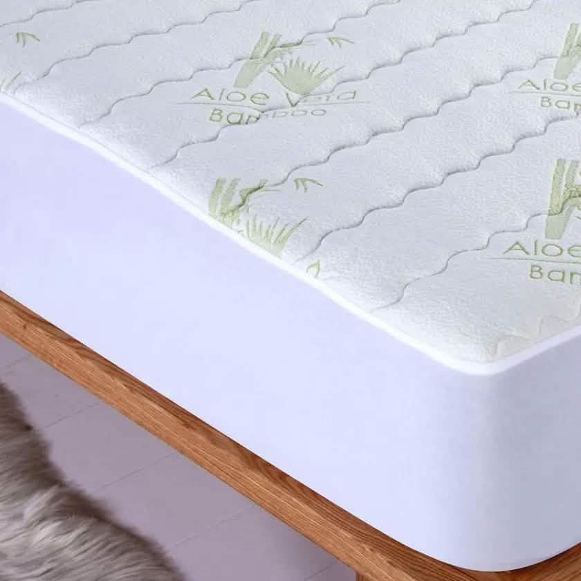 Bamboo Aloe Vera Hypoallergenic Quilted Mattress Pad DailySale