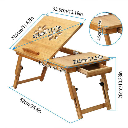 Bamboo Breakfast Serving Laptop Desk DailySale