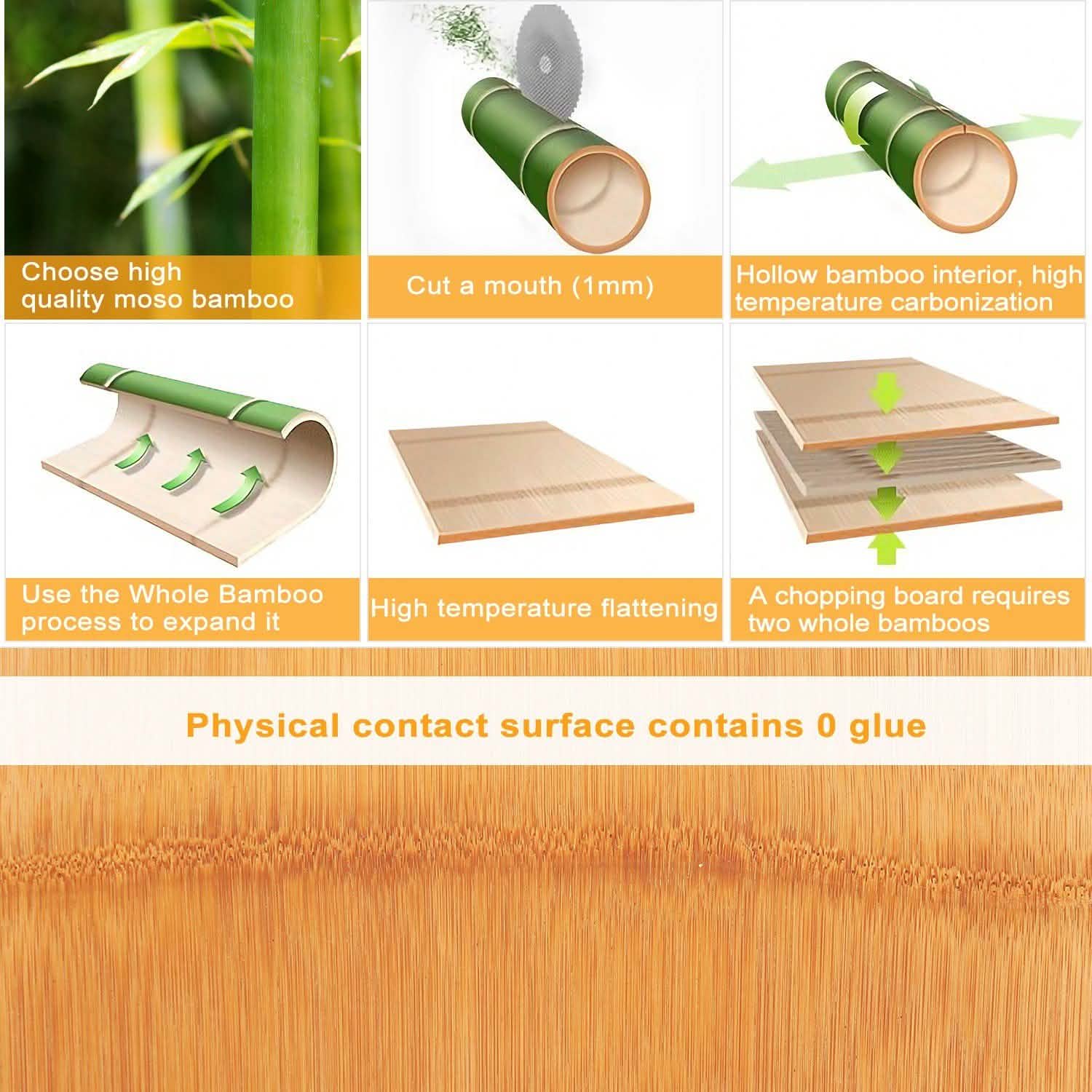 Bamboo Cutting Board with Sliding Draw Tray DailySale