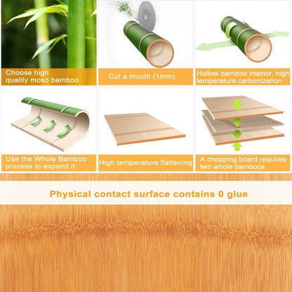 Bamboo Cutting Board with Sliding Draw Tray DailySale