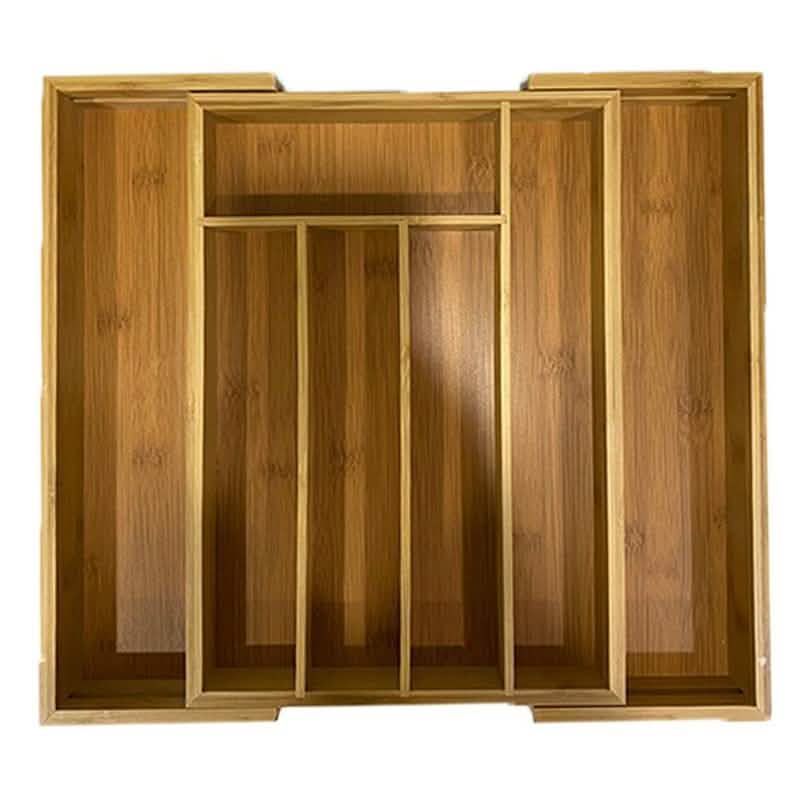 Bamboo Kitchen Drawer Organizer DailySale