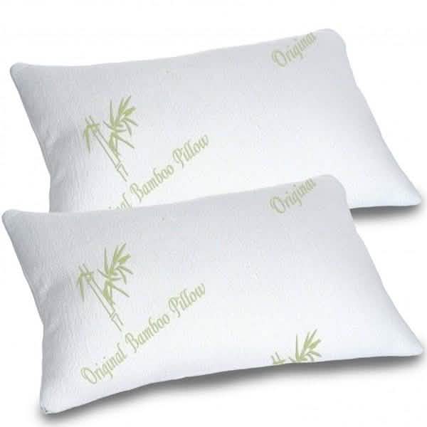 Bamboo Memory Foam Hypoallergenic Pillow - Assorted Sizes DailySale