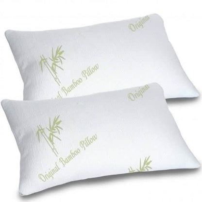 Bamboo Memory Foam Hypoallergenic Pillow - Assorted Sizes DailySale