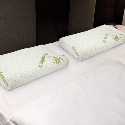 Bamboo Memory Foam Sleep Pillow DailySale