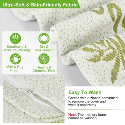 Bamboo Memory Foam Sleep Pillow DailySale