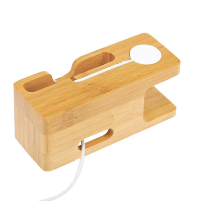 Bamboo Wood Charging Stand for Apple Watch DailySale