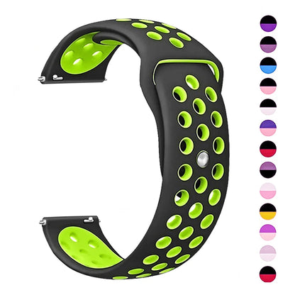 COROS PACE & APEX Perforated Two-Tone Silicone Sport Band BandsCo Straps