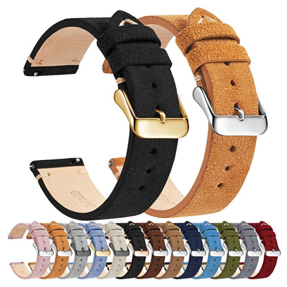 COROS PACE & APEX Suede Leather Band with Buckle Color Options BandsCo Straps