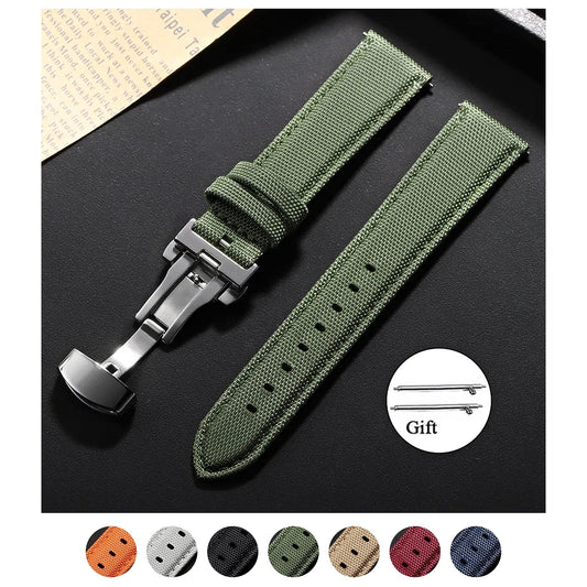 COROS PACE & APEX Sailcloth Nylon Band with Butterfly Clasp BandsCo Straps