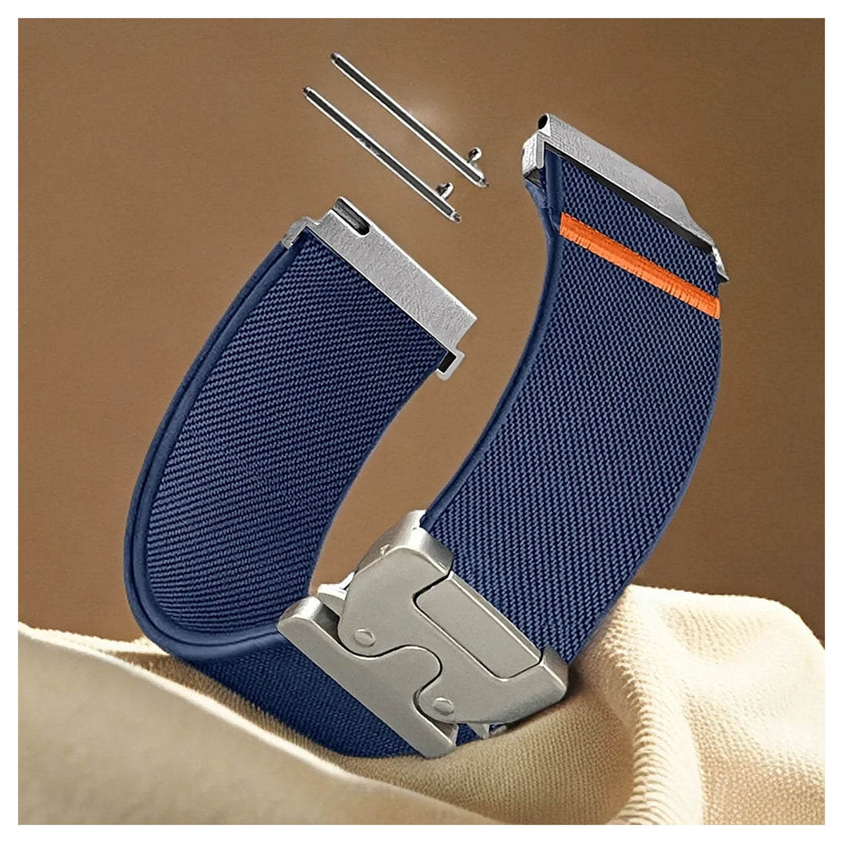 COROS PACE & APEX Elastic Nylon Band with Metal Hook Clasp BandsCo Straps