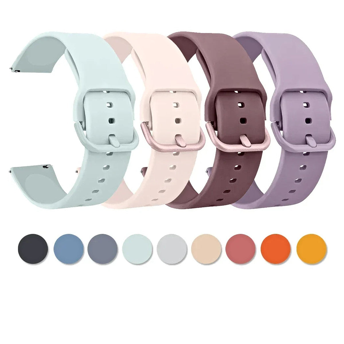 COROS PACE & APEX Silicone Band with Matching Buckle, 18 Colors BandsCo Straps