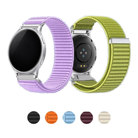 Motorola Moto Watch Ribbed Nylon Sport Loop Band, Hook-and-Loop BandsCo Straps