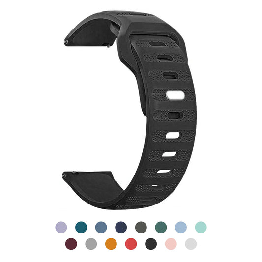 Motorola Moto Watch Silicone Band with Pin-and-Tuck Stud Closure BandsCo Straps