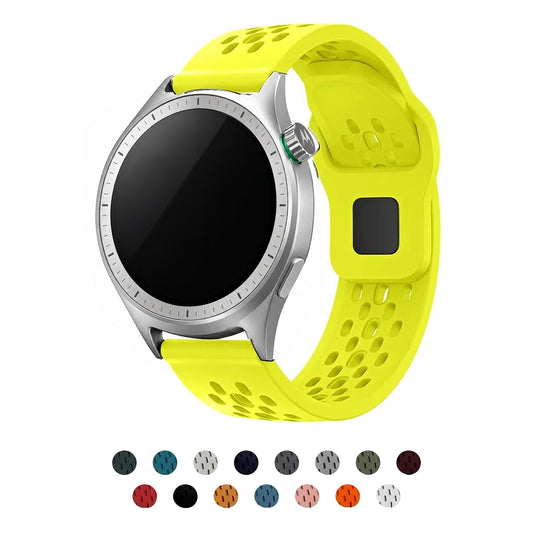 Motorola Moto Watch Perforated Silicone Sport Band, Pin-and-Tuck BandsCo Straps