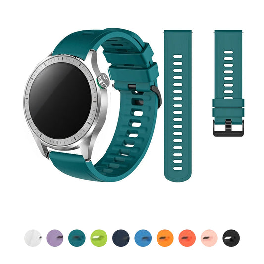 Motorola Moto Watch Textured Silicone Band with Black Pin Buckle BandsCo Straps