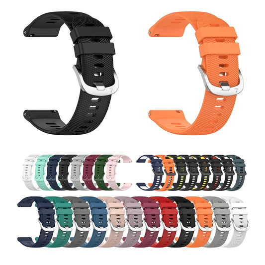 Motorola Moto Watch Twill-Texture Silicone Band, 32 Colors BandsCo Straps