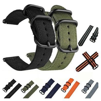 Motorola Moto Watch Two-Piece NATO-Style Nylon Band BandsCo Straps