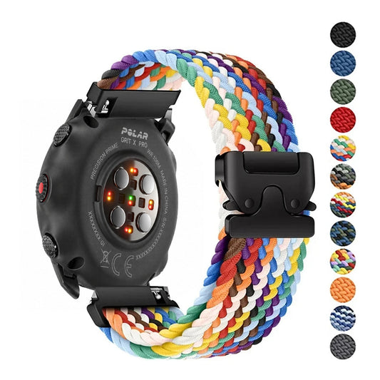Polar Vantage, Grit X & Ignite Braided Nylon Band, Parachute Buckle BandsCo Straps