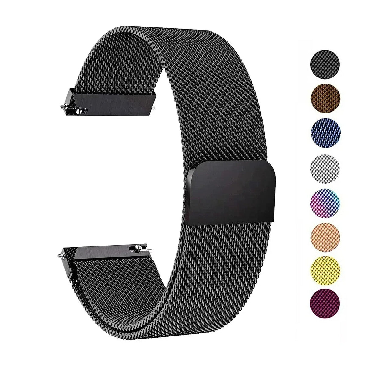 Polar Vantage, Grit X & Ignite Milanese Mesh Band, Magnetic Closure BandsCo Straps