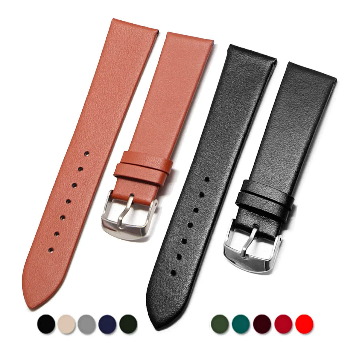 Polar Vantage, Grit X & Ignite Classic Calf Leather Band, 8 Colors BandsCo Straps