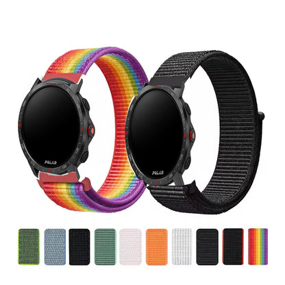 Polar Vantage, Grit X & Ignite Woven Nylon Sport Loop Band, 50 Colors BandsCo Straps