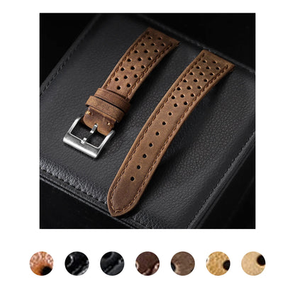 Polar Vantage, Grit X & Ignite Perforated Calfskin Rally Band BandsCo Straps