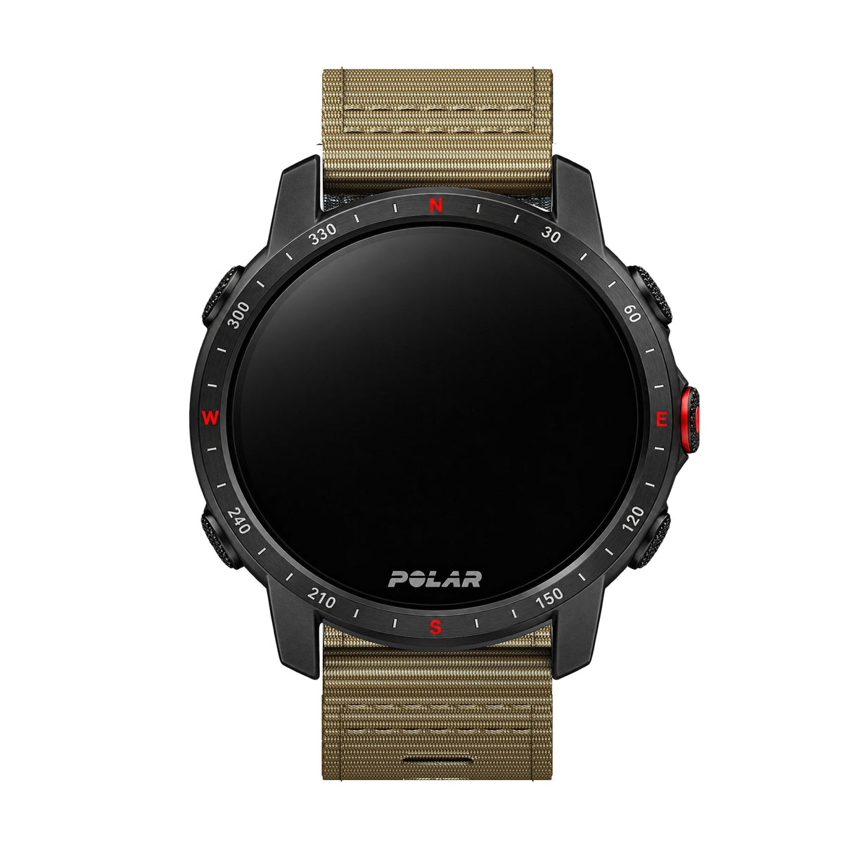 Polar Vantage, Grit X & Ignite Woven Nylon Band, Black Buckle BandsCo Straps