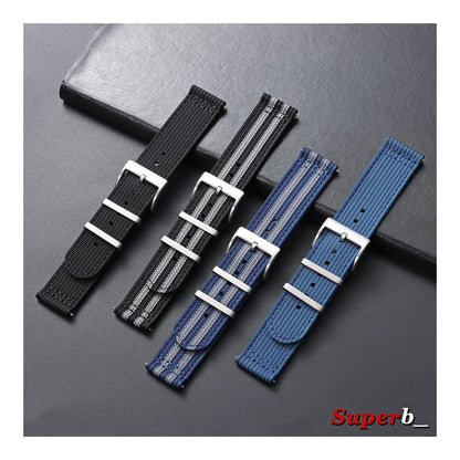 Polar Vantage, Grit X & Ignite Two-Piece Ribbed Nylon Band BandsCo Straps