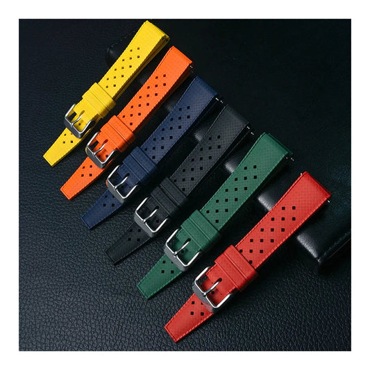 Polar Vantage, Grit X & Ignite FKM Rubber Tropic Band, Perforated BandsCo Straps