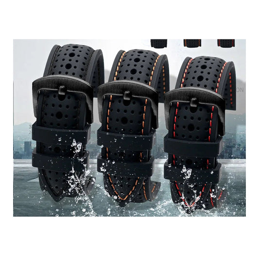 Polar Vantage, Grit X & Ignite Stitched Perforated Silicone Band BandsCo Straps