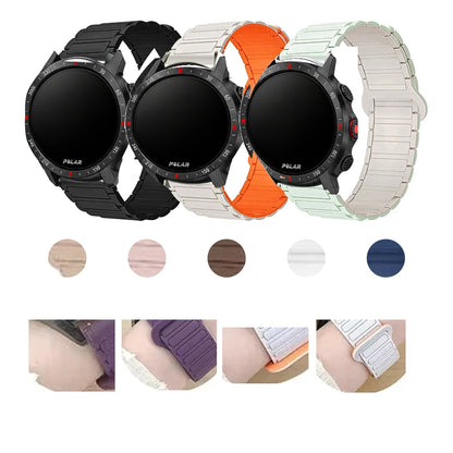 Polar Vantage, Grit X & Ignite Two-Tone Magnetic Silicone Loop Band BandsCo Straps