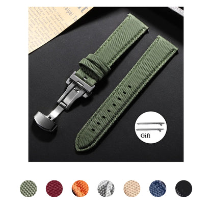 Polar Vantage, Grit X & Ignite Sailcloth Nylon Band, Butterfly Clasp BandsCo Straps