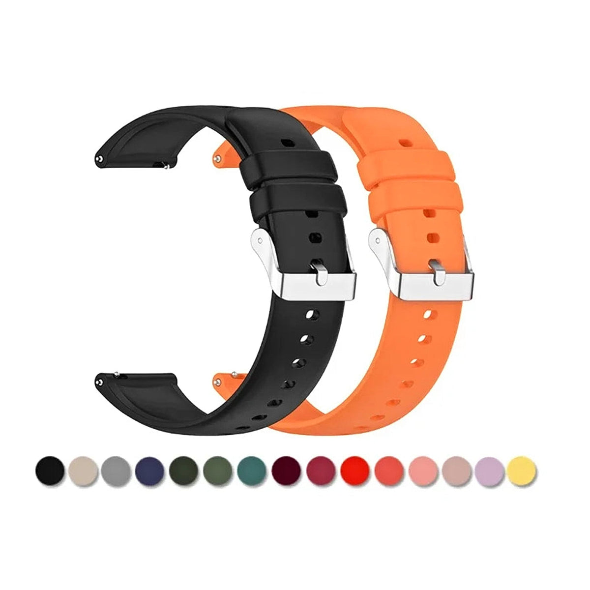 Polar Vantage, Grit X & Ignite Grooved Silicone Band, 12 Colors BandsCo Straps
