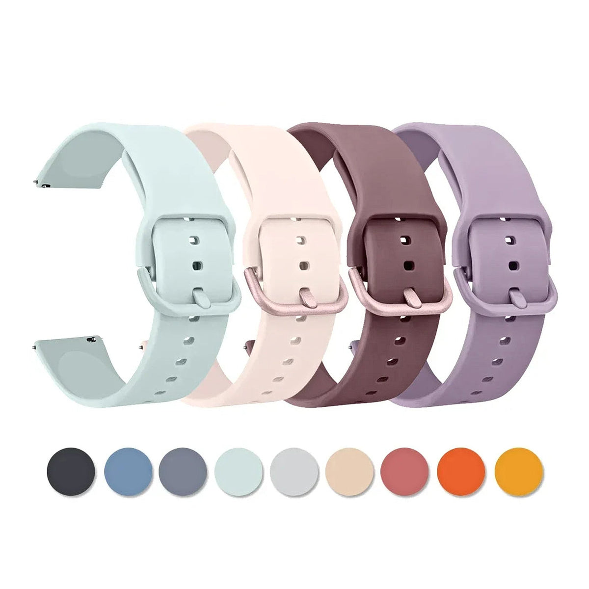 Polar Vantage, Grit X & Ignite Soft Silicone Band, Tuck-Through Loop BandsCo Straps
