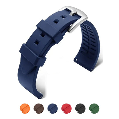 Suunto Race, Vertical & 9 Peak Smooth Silicone Band, Grooved Underside BandsCo Straps