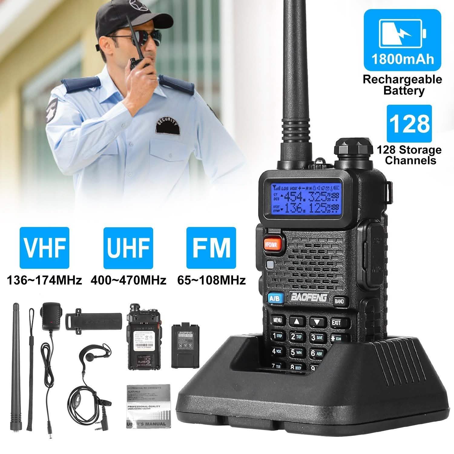 BaoFeng UV-5R 5W Walkie Talkie DailySale