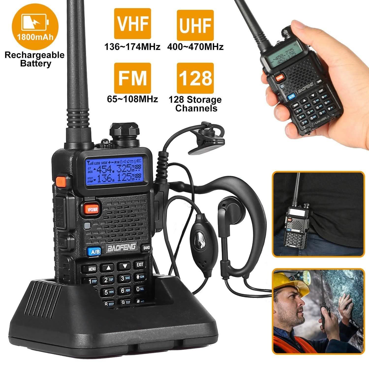 BaoFeng UV-5R 5W Walkie Talkie DailySale