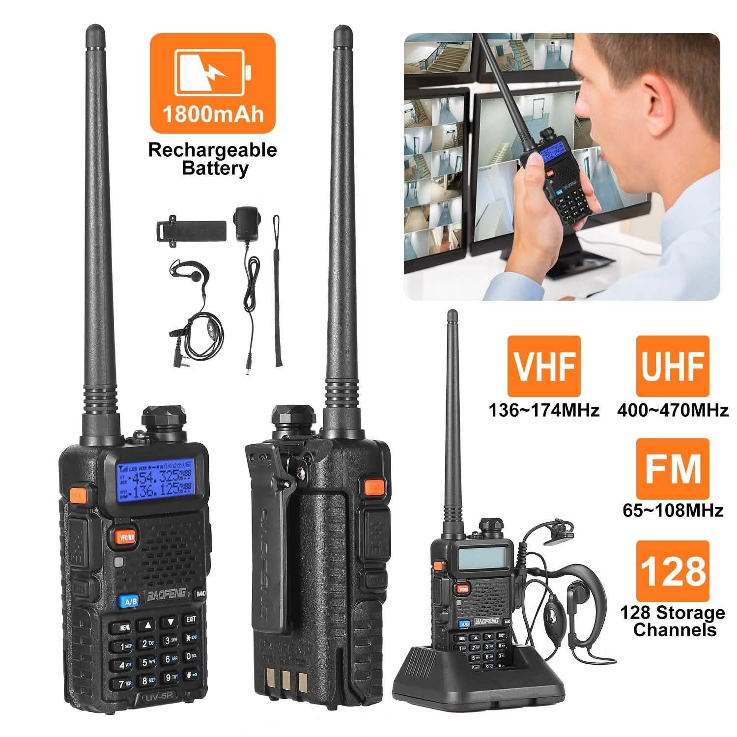 BaoFeng UV-5R 5W Walkie Talkie DailySale