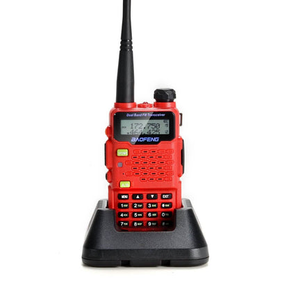 BAOFENG UV-5R5 Red Walkie Talkies DailySale