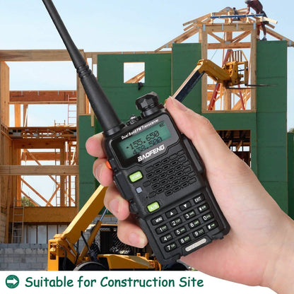 BAOFENG UV-5R5 VHF/UHF Dual Band Two Way Ham Radio Transceiver Walkie Talkie DailySale
