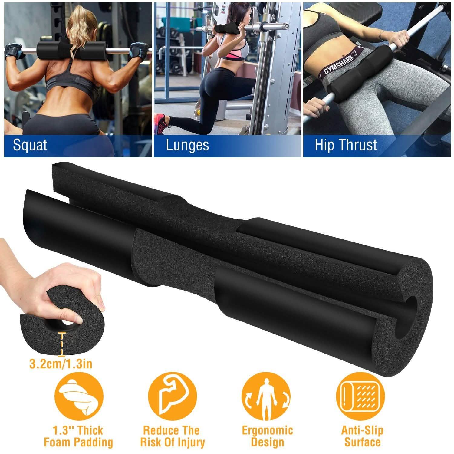 Barbell Pad Support Squat Bar Foam Cover DailySale
