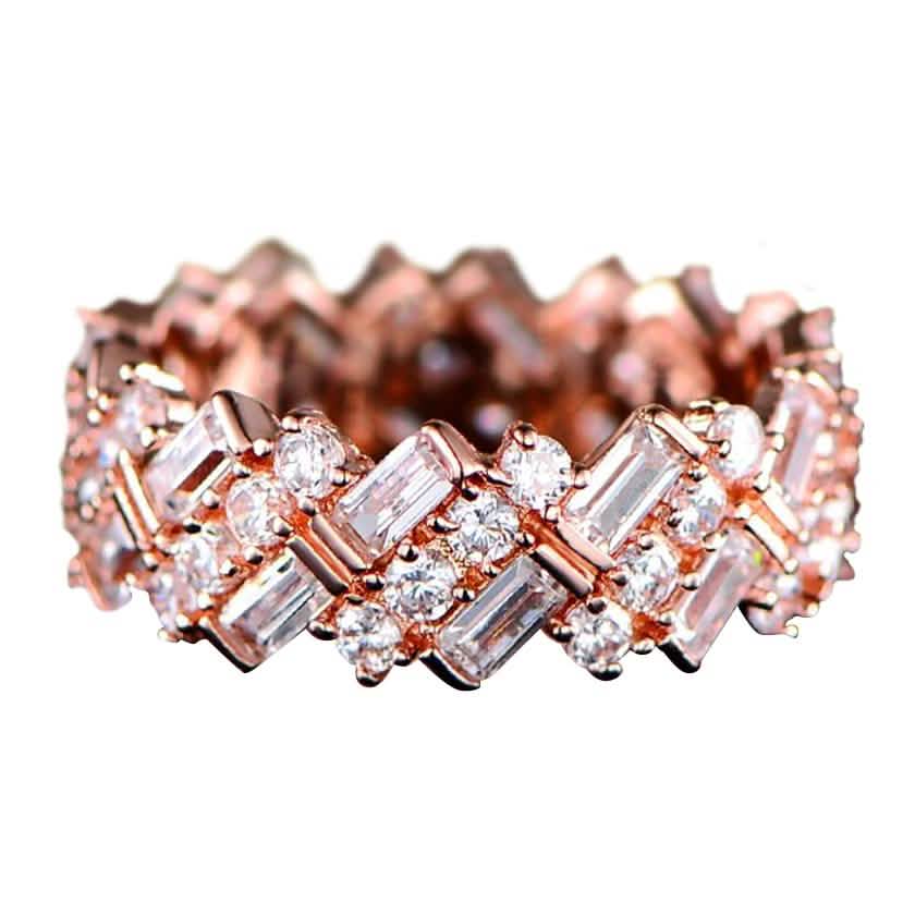 Barzel 18K Gold Plated Ring Made with Swarovski Crystal DailySale
