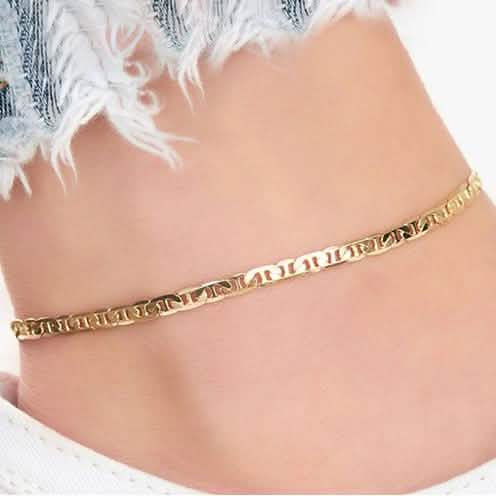 Barzel 18K Gold Plating Mariner Anklet DailySale
