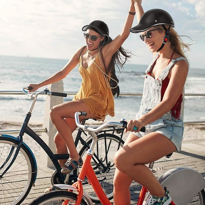 Baseball Cap Anti-UV Cycling Motorcycle Hat Leather Helmet DailySale