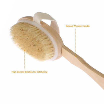 Bath Brush 15" Shower Body Back Scrubber DailySale