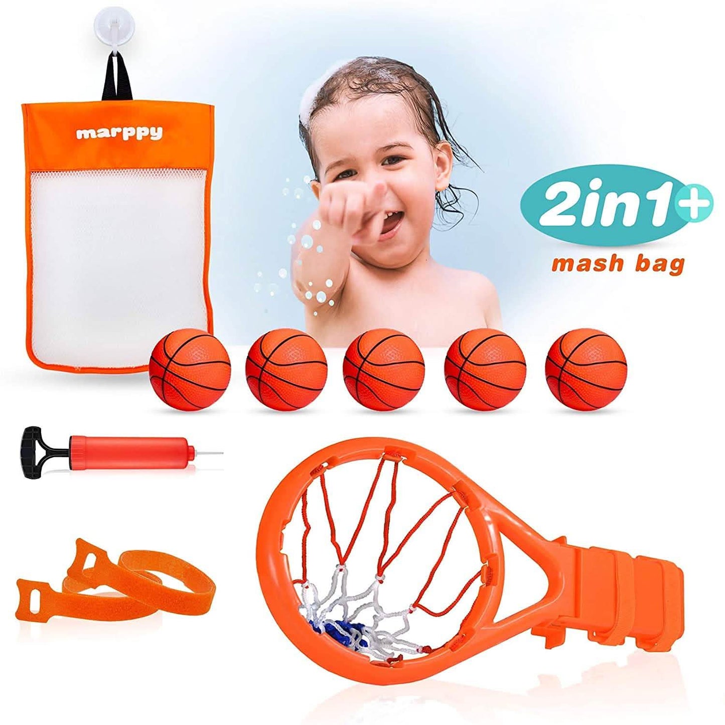 Bath Toy Basketball Hoop for Kids DailySale