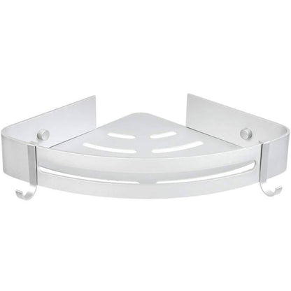 Bathroom Shelf Space Aluminum Wall Mount Triangle Shower Corner Storage Rack DailySale